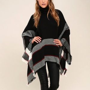 Turtle Neck Poncho- brand new with tags